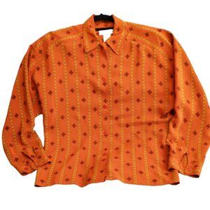 Alfred Sung Vintage Silk Shirt, Womens